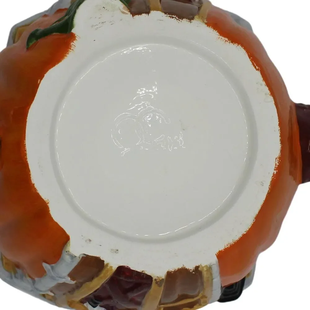 Vintage Teapot Peter Peter Pumpkin Eater Dept 56 Fairy Tale Garden Fall Decor